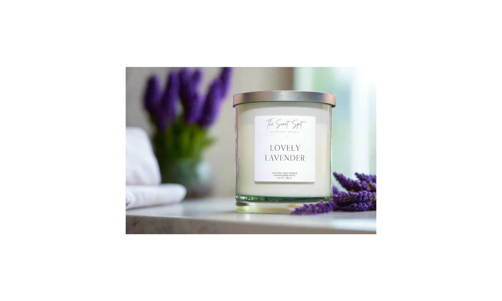 Image of a Lavender Scented Candle from Scent Spot