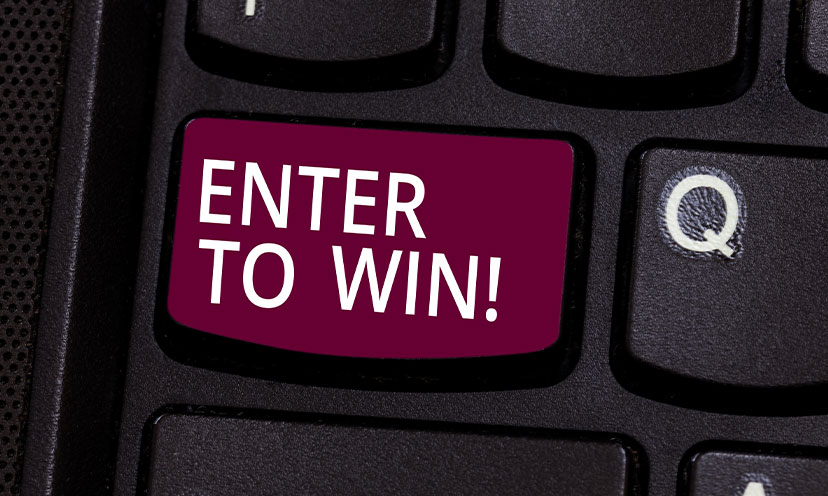 Enter to Win button on a keyboard