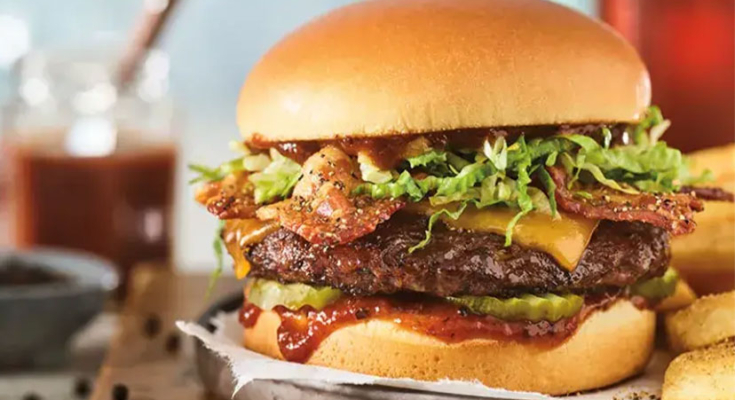 Whiskey RIver BBQ burger at Red Robin