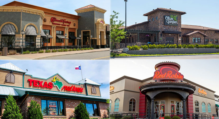 Image of four restaurants