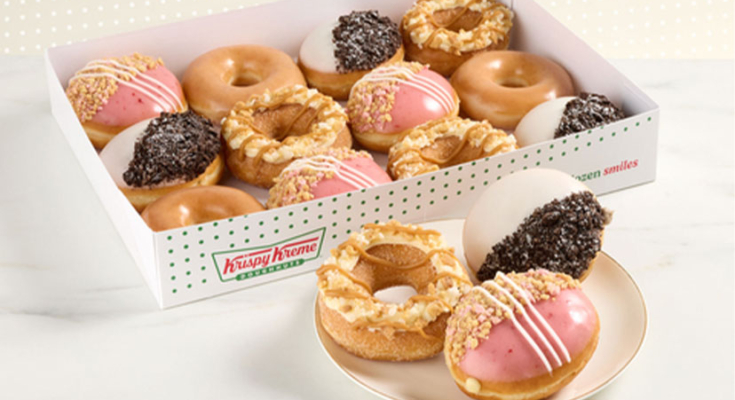 Krispy Kreme doughtnuts from Cheesecake collection