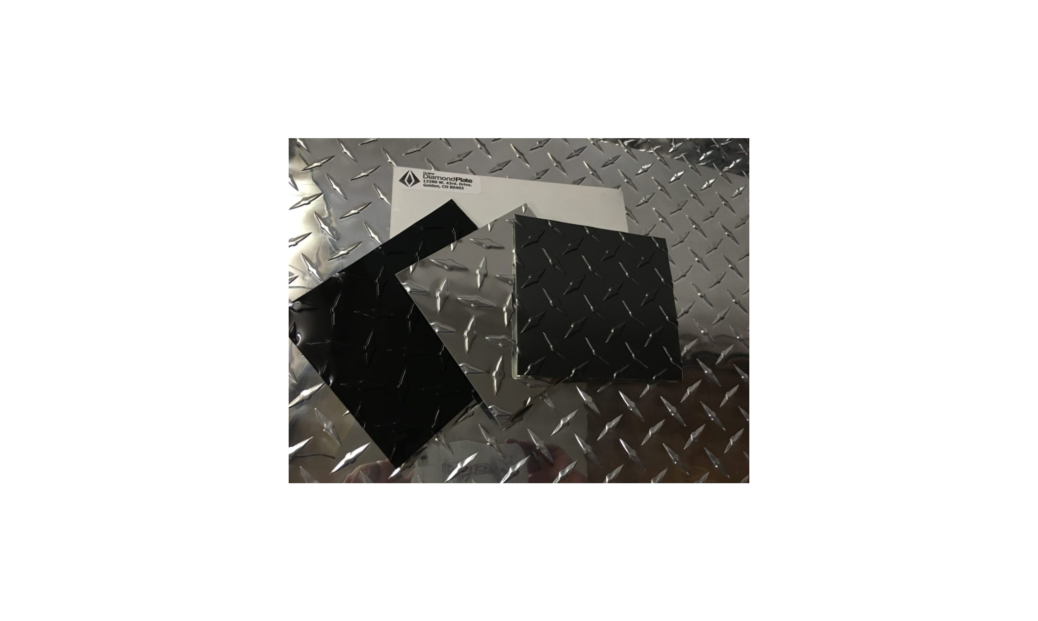 Image of diamond plate samples
