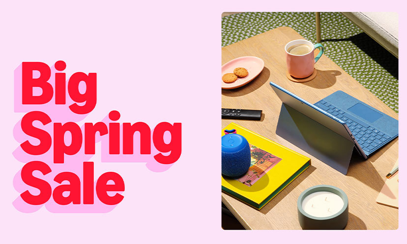 An Amazon graphic for their Big Spring Sale