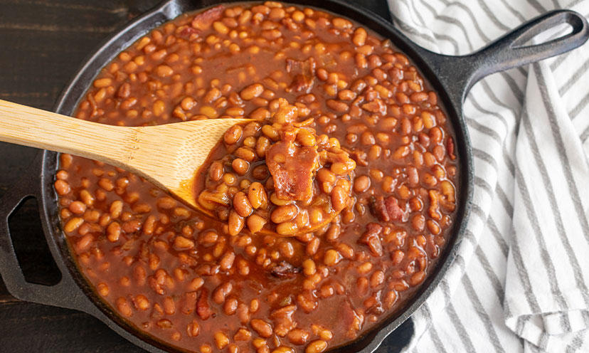Baked Beans with Brown Sugar & Bacon