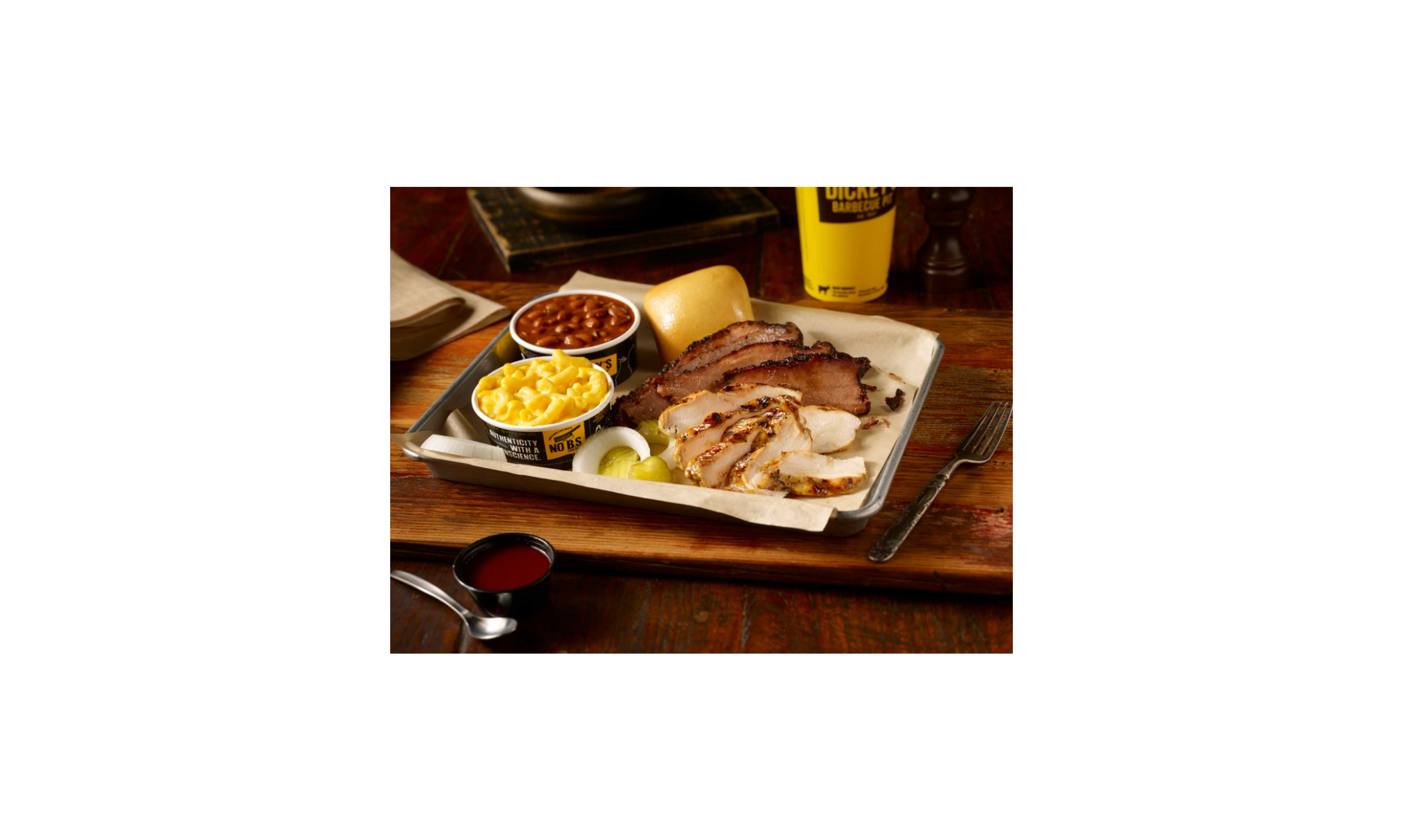 Image of a Dickey’s Barbecue Pit meal