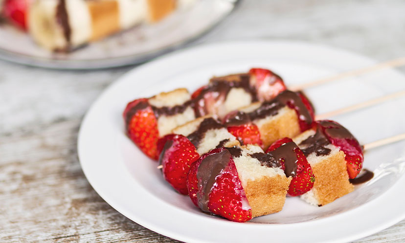 Berry Shortcake Skewers