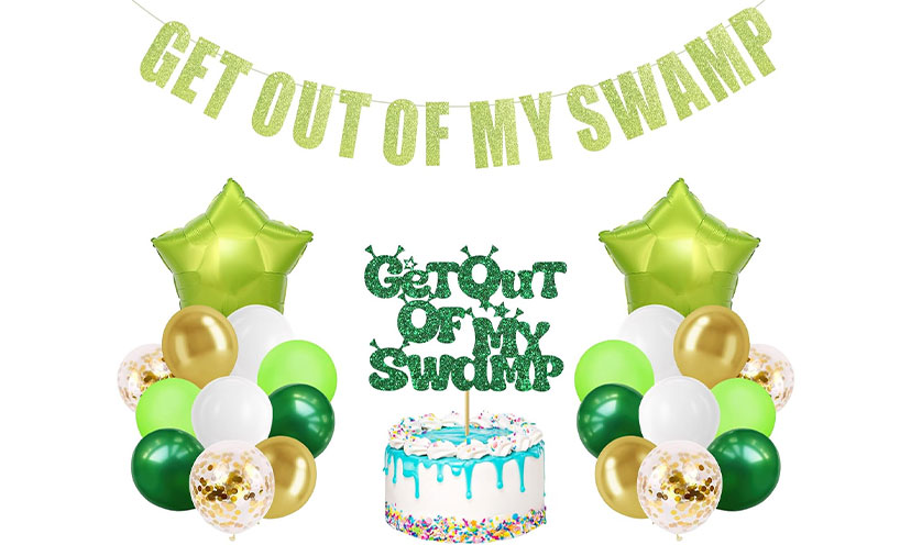 Shrek Birthday Party Swag from Amazon