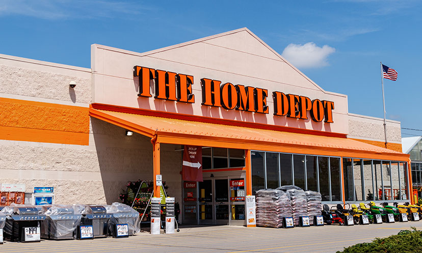 Exterior of a Home Depot location