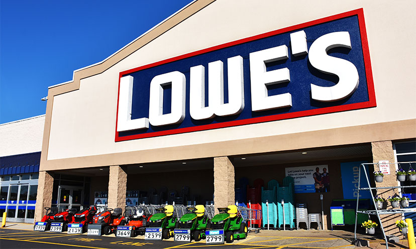 A Lowe's store exterior