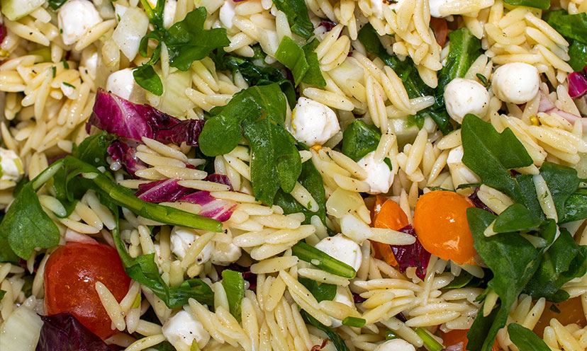 Tomato & Mozzarella Orzo Salad