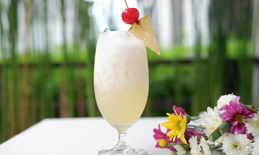 Frozen Piña Colada Mocktail