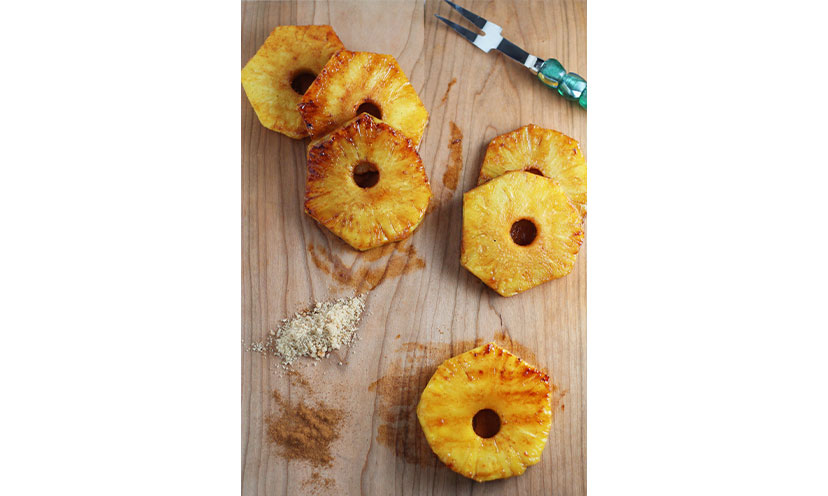 Grilled Pineapple with Cinnamon Sugar