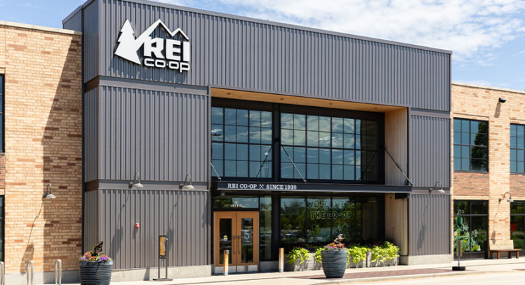 An REI Co-Op location exterior