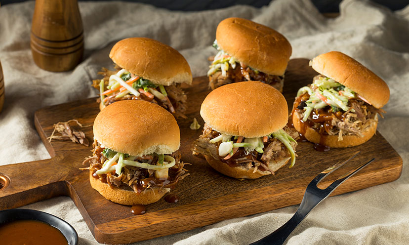 Pulled Pork Sliders with Slaw