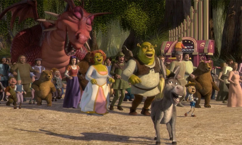 Scene from Shrek movie