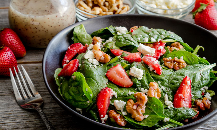 Strawberry Spinach Salad