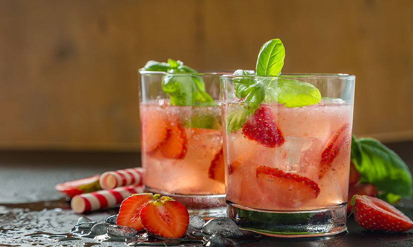 Strawberry Basil Lemonade