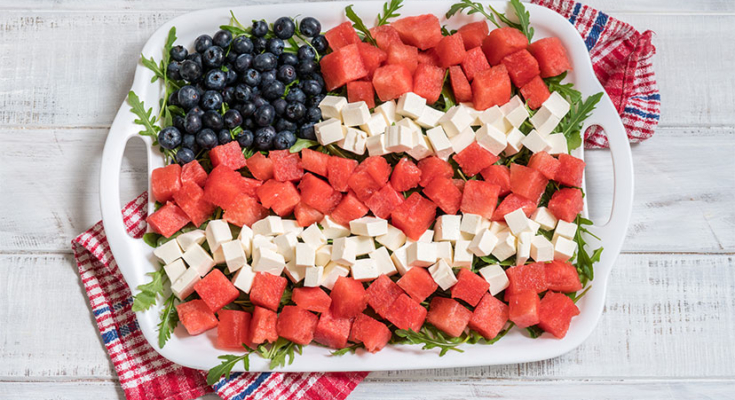 Memorial Day fruit plate