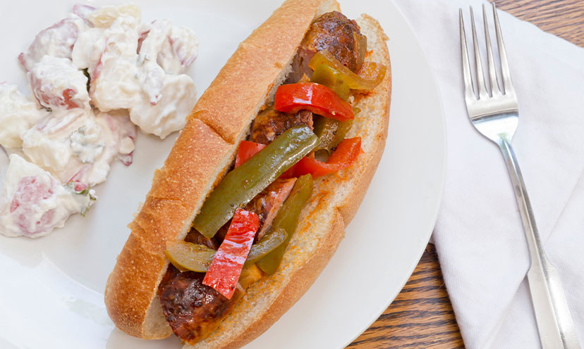 Grilled Sausage & Pepper Hoagies