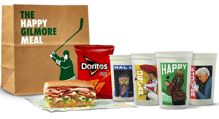 Happy Gilmore Subway Meal