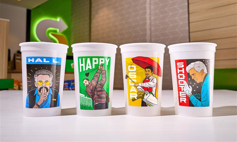 Collectible Cups from "Happy Gilmore 2" available at Subway