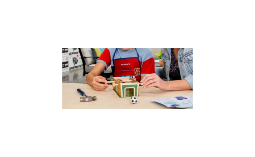 Image of the Messi Soccer Shootout Craft from Lowe’s
