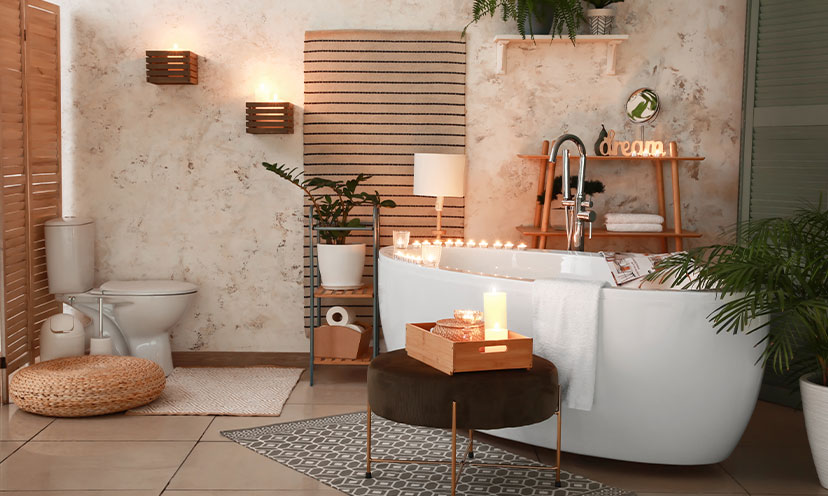 Bathroom with a spa ambiance